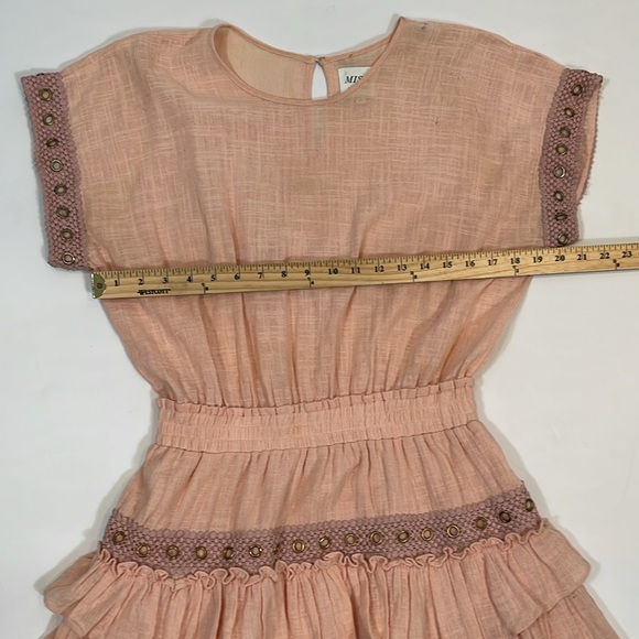 MISA Los Angelos Dress S Layered Look 87% Cotton 13% Rayon Some Wear - Picture 13 of 16